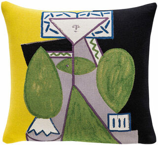 Cushion cover "Woman in Green and Purple" (1947)