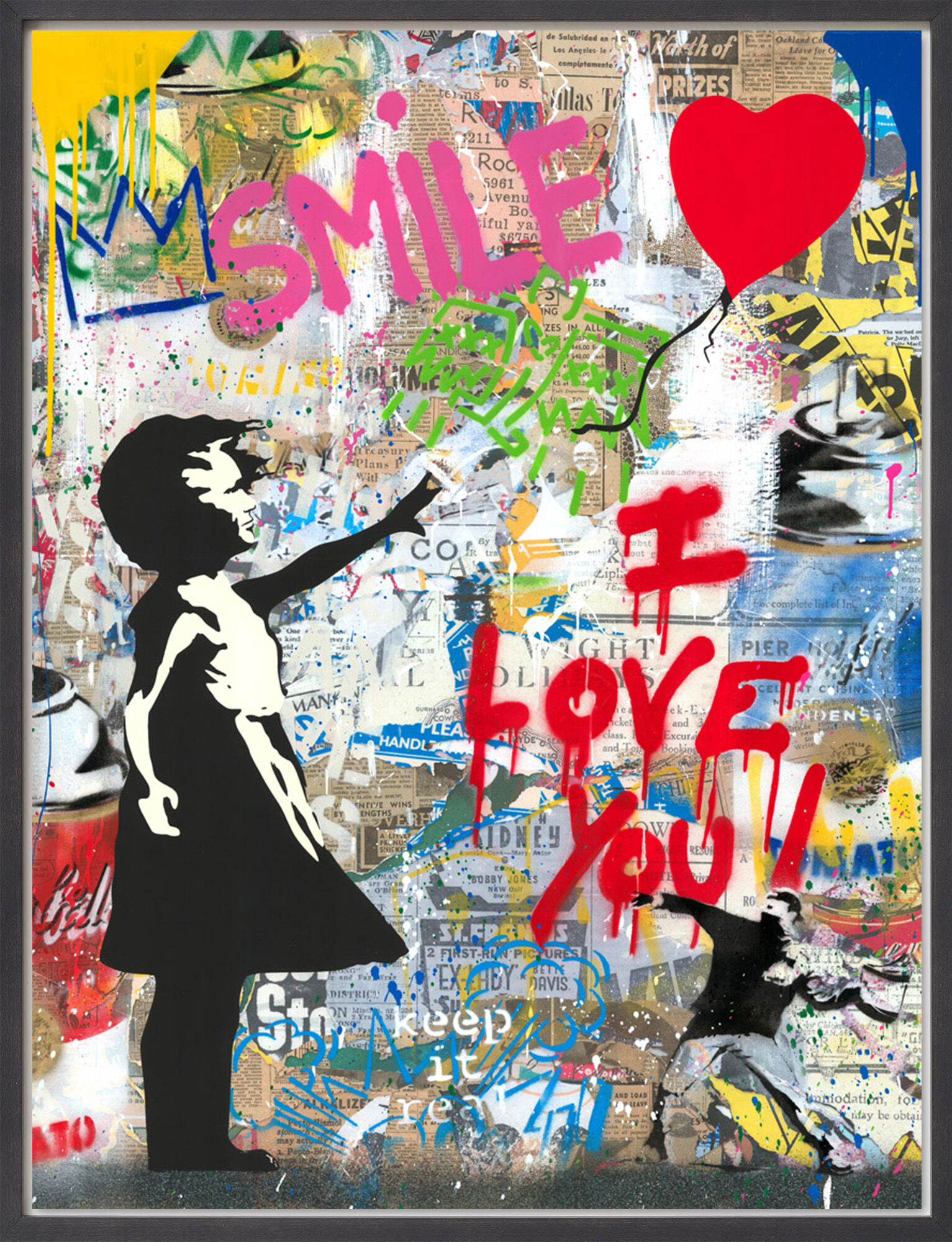 Afbeelding "Balloon Girl" (2024) (Uniek stuk) cstorm-arsmundi-base.detail.by-artist Mr. Brainwash