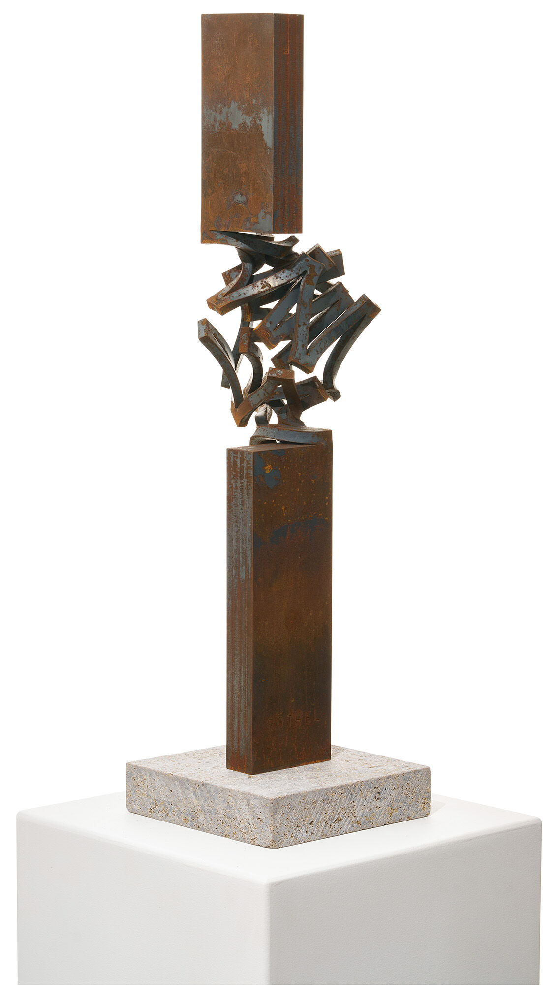 Skulptur "Rotation II (Rost)" (2022) (Unikt verk) von Thomas Röthel