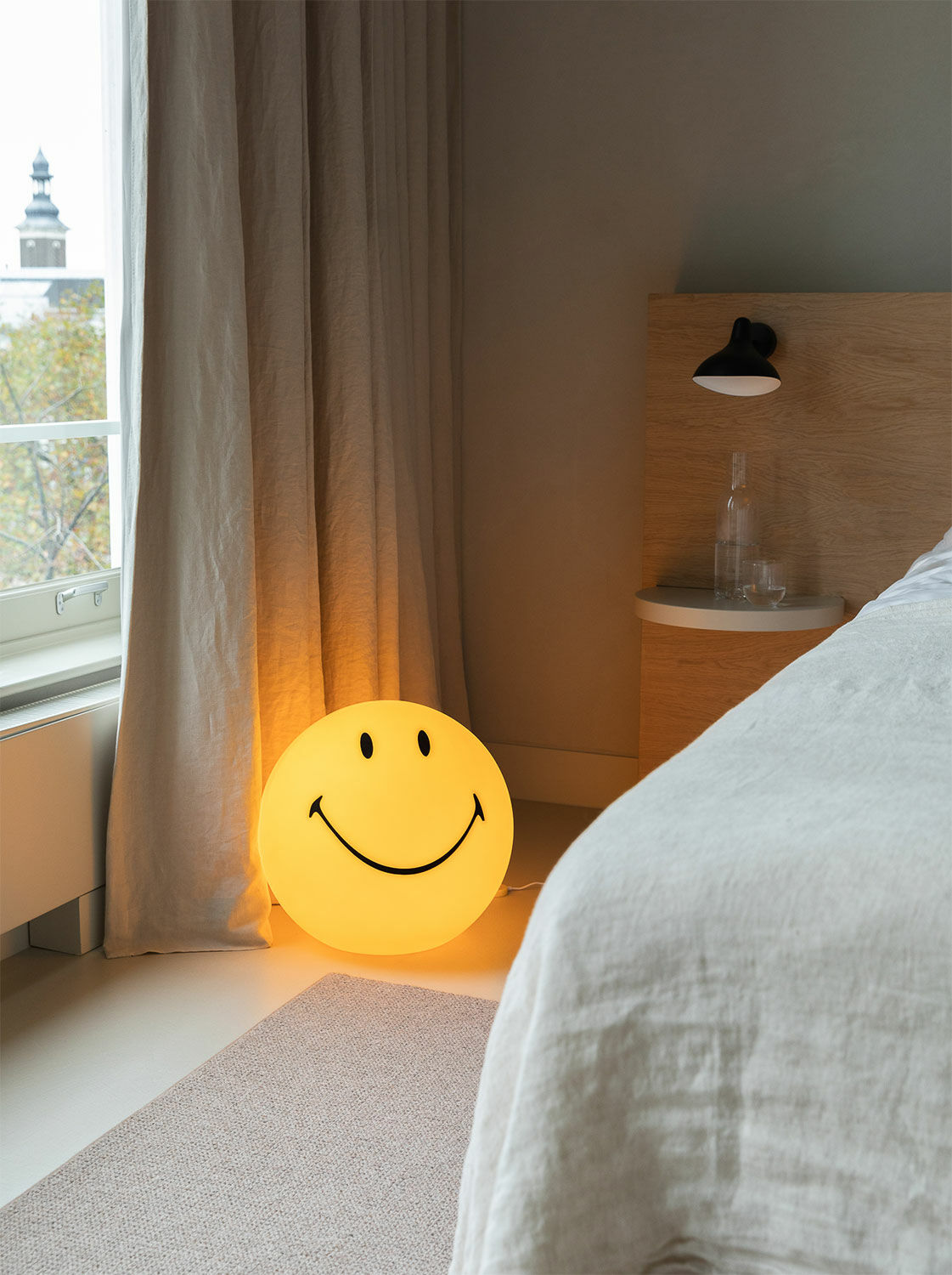 LED-lampa "Smiley®", stor version, dimbar inkl. nattläge von Mr. Maria