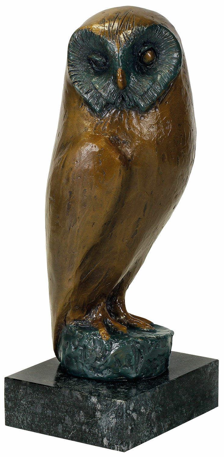 Skulptur "Uggla", brons von Kurt Arentz