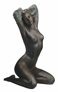 Skulptur "Nudo - Akt" (1993), Version in Kunstmarmor bronziert