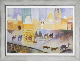 Afbeelding "Kairouan I" (1914), ingelijst