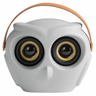 Mobiler Bluetooth-Lautsprecher "aOWL", graue Version