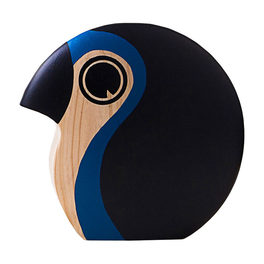 Houten figuur "Discus Blauw", medium versie - Ontwerp Hans Bolling cstorm-arsmundi-base.detail.by-artist ArchitectMade