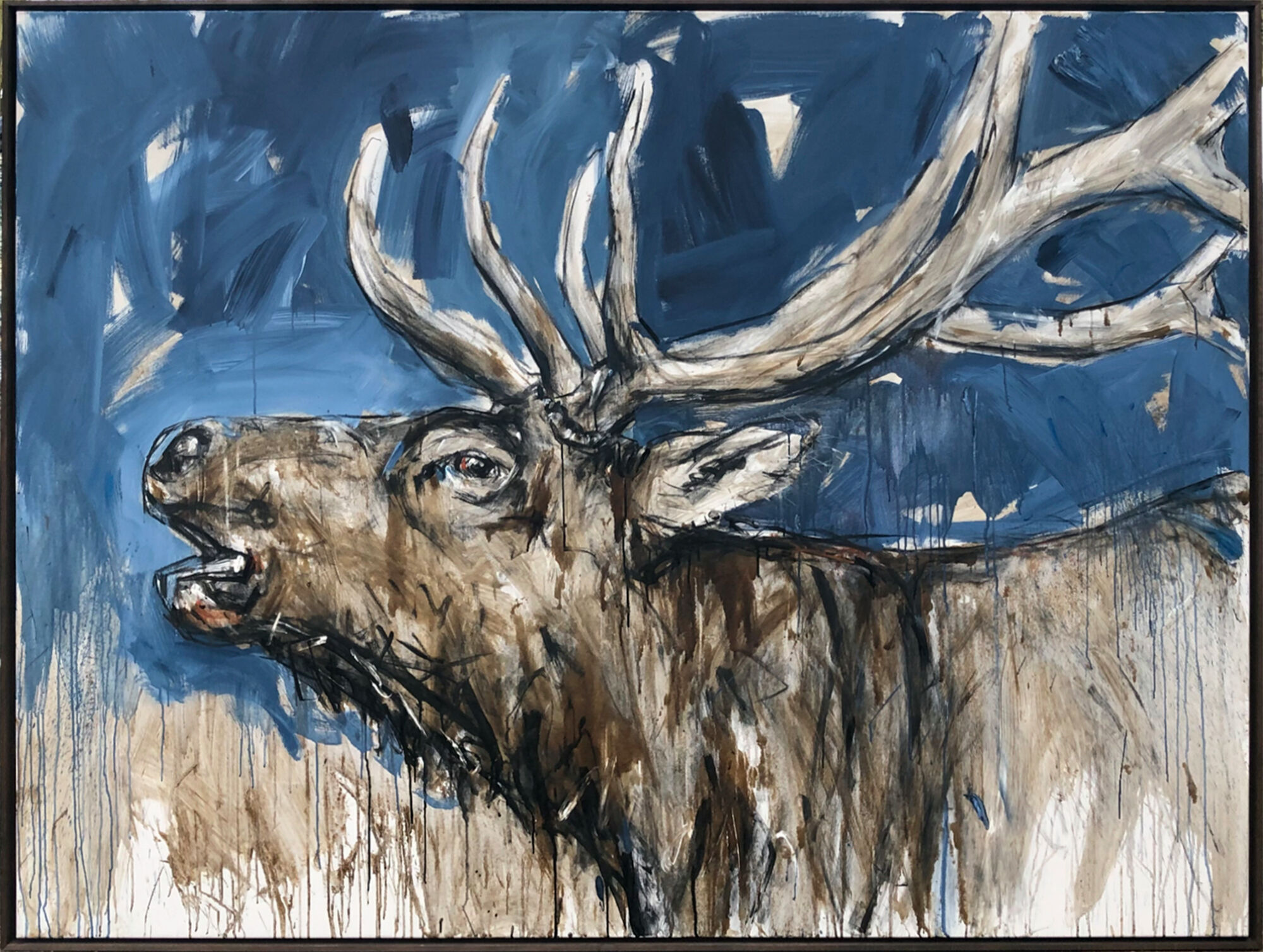 Bild "Deer_1.1" (2024) (Unikt verk) von Ralf Koenemann