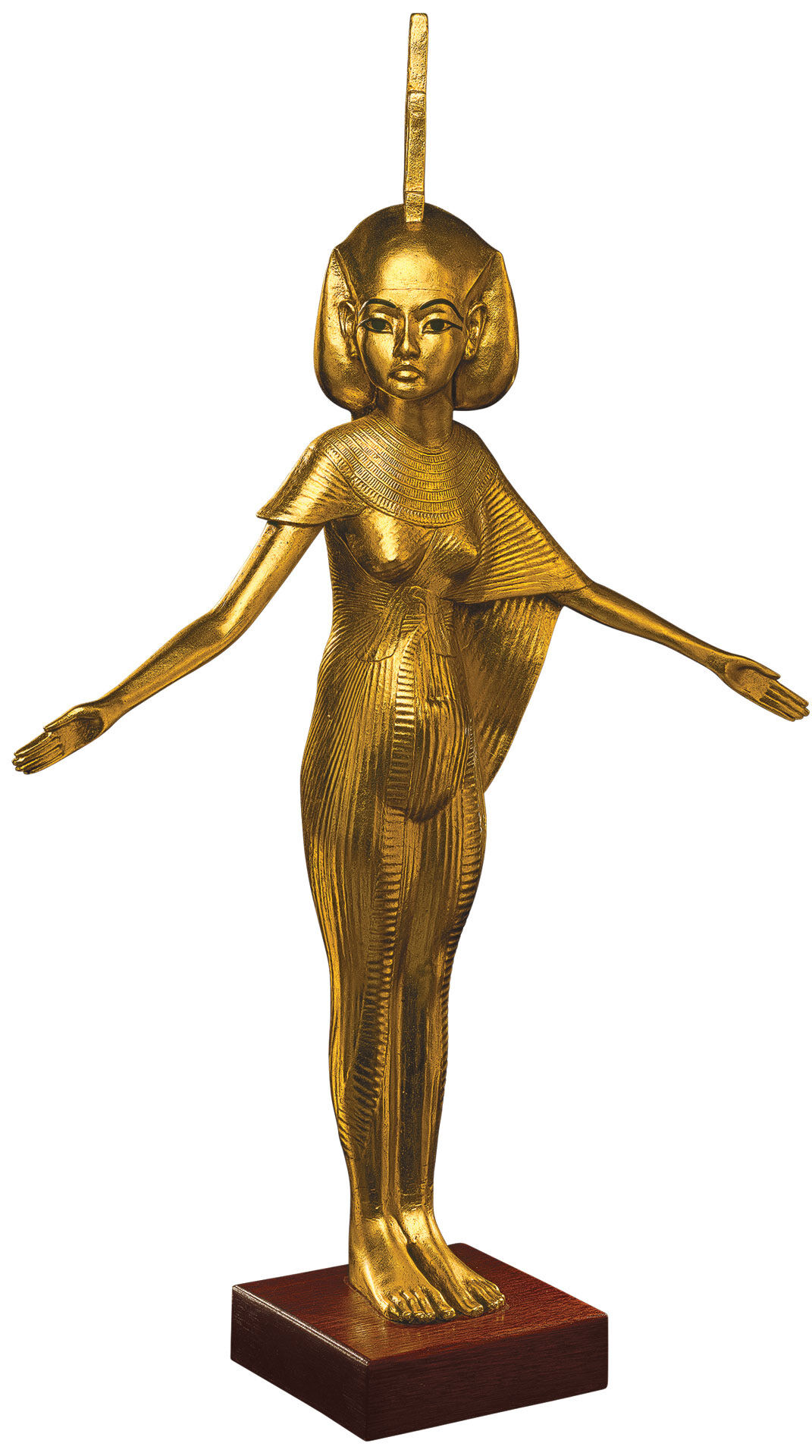 Skulptur "Tutelary Goddess Isis" (originalstorlek), guldpläterad