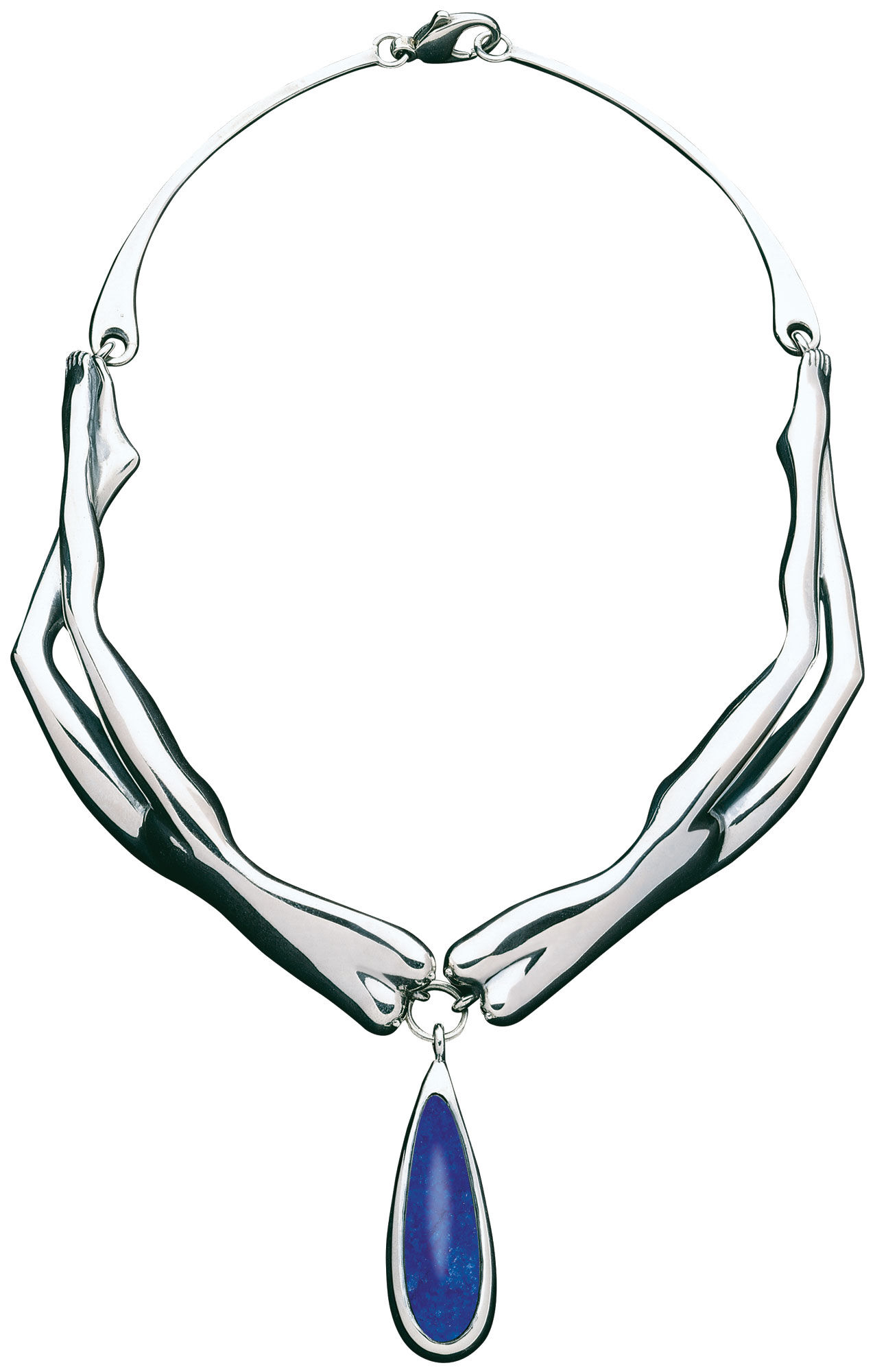 Collier "La Gioia", 925er-Sterlingsilber mit Lapislazuli von Bruno Bruni