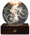 Kabellose Dekolampe "Amber Crystal Light - 3D-Radfahrer", dimmbar