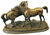 Hästskulptur "The Embrace", bunden brons