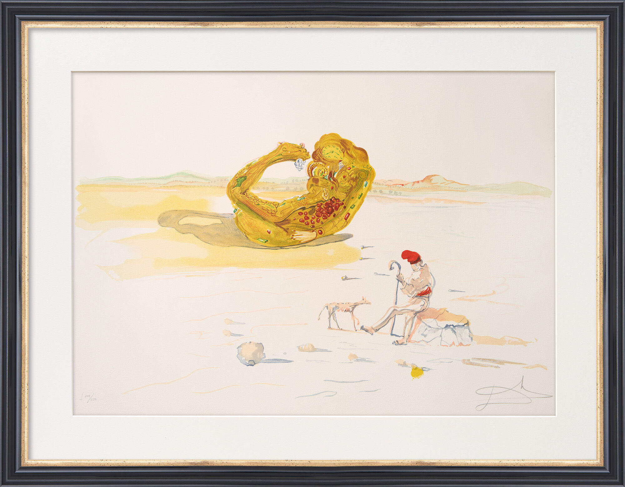 Tableau "Joyau du désert" (1975/76) von Salvador Dalí