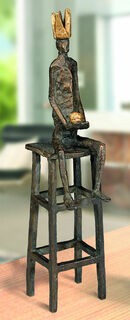 Skulptur "Little King", brons von Marianne Mostert