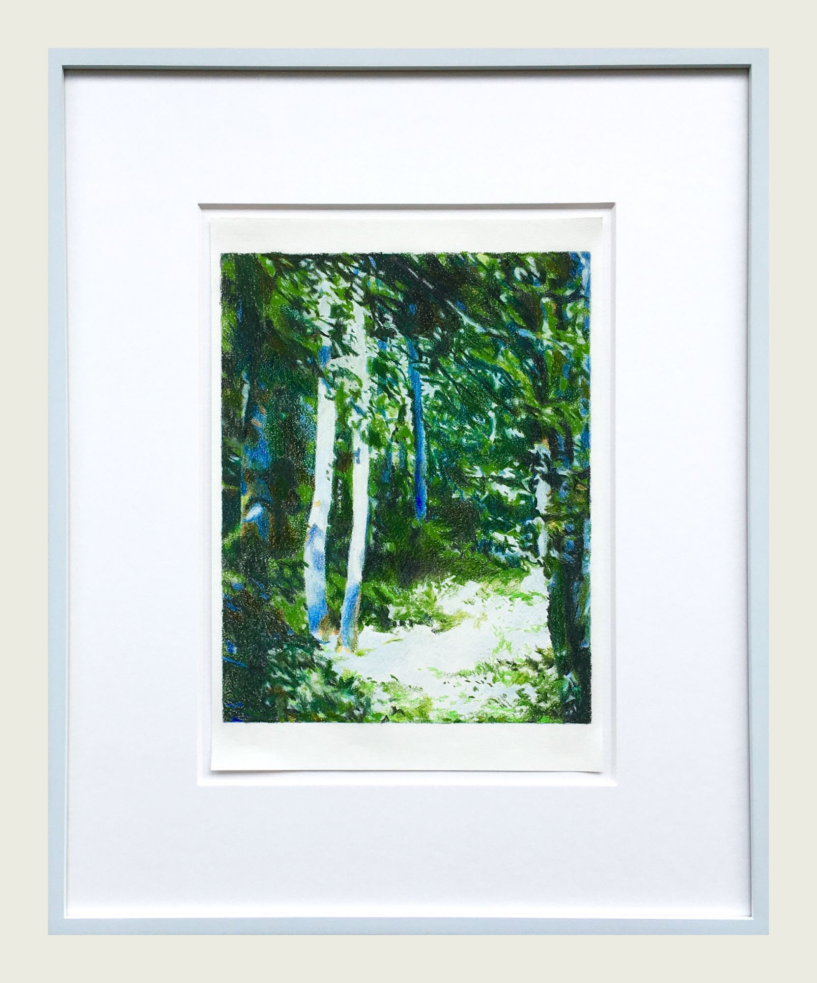 Bild "Summer Wood 10.24" (2024) (Unikt föremål) von Ulrike Bultmann