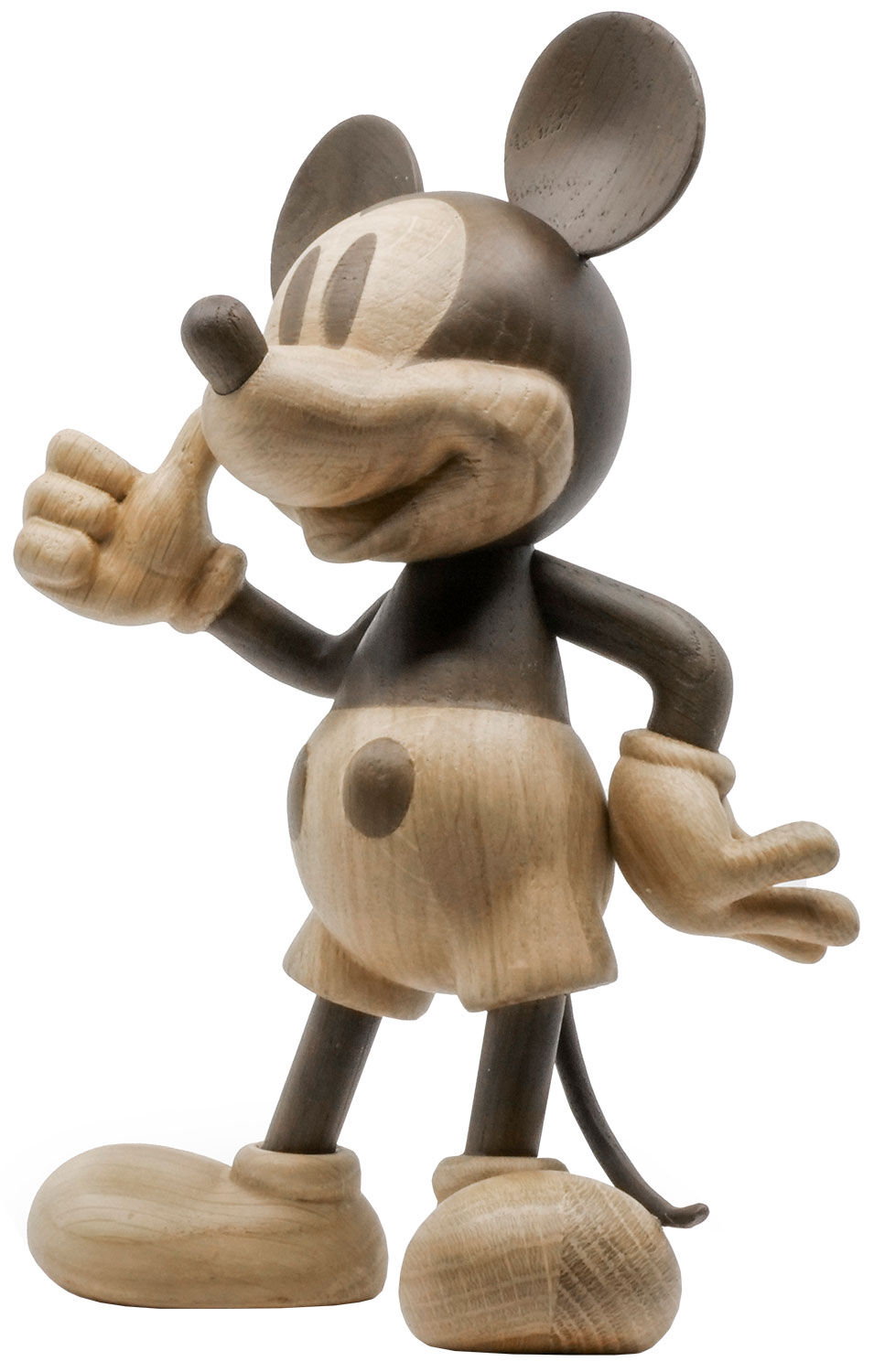 Houten figuur "Mickey Mouse" (kleine versie) - Ontwerp Jakob Burgso cstorm-arsmundi-base.detail.by-artist Boyhood & Disney