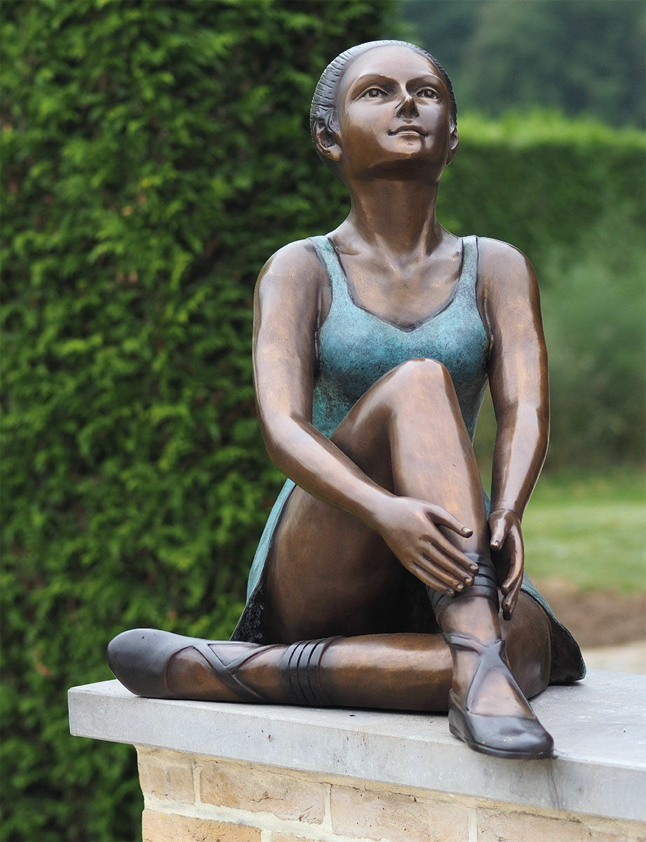 Haveskulptur "Ballerina", bronze