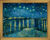 Bild "Stjärnklar natt över Rhône" (1888), inramad