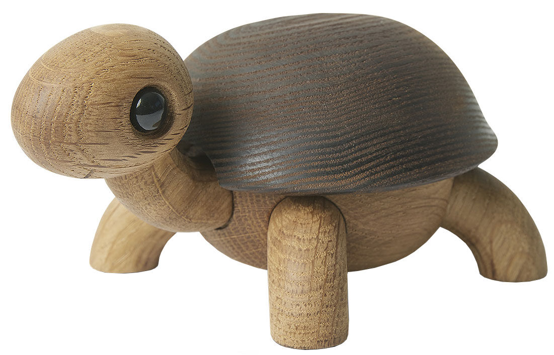 Figurine en bois "Turtle Slowy" - Design Chresten Sommer von Spring Copenhagen