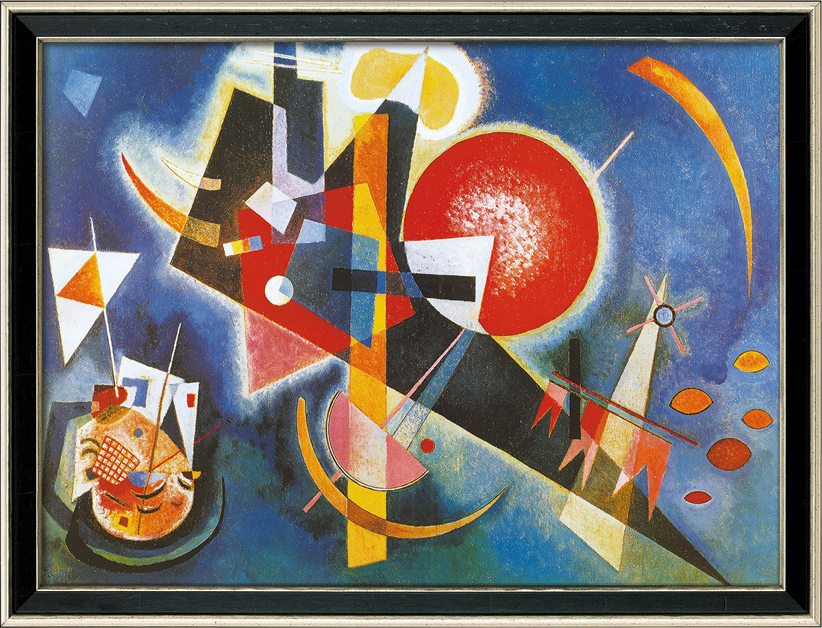 Bild "I det blå" (1925), inramad von Wassily Kandinsky