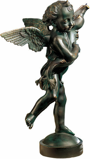 Skulptur "Putto med delfin", brons von Andrea del Verrocchio