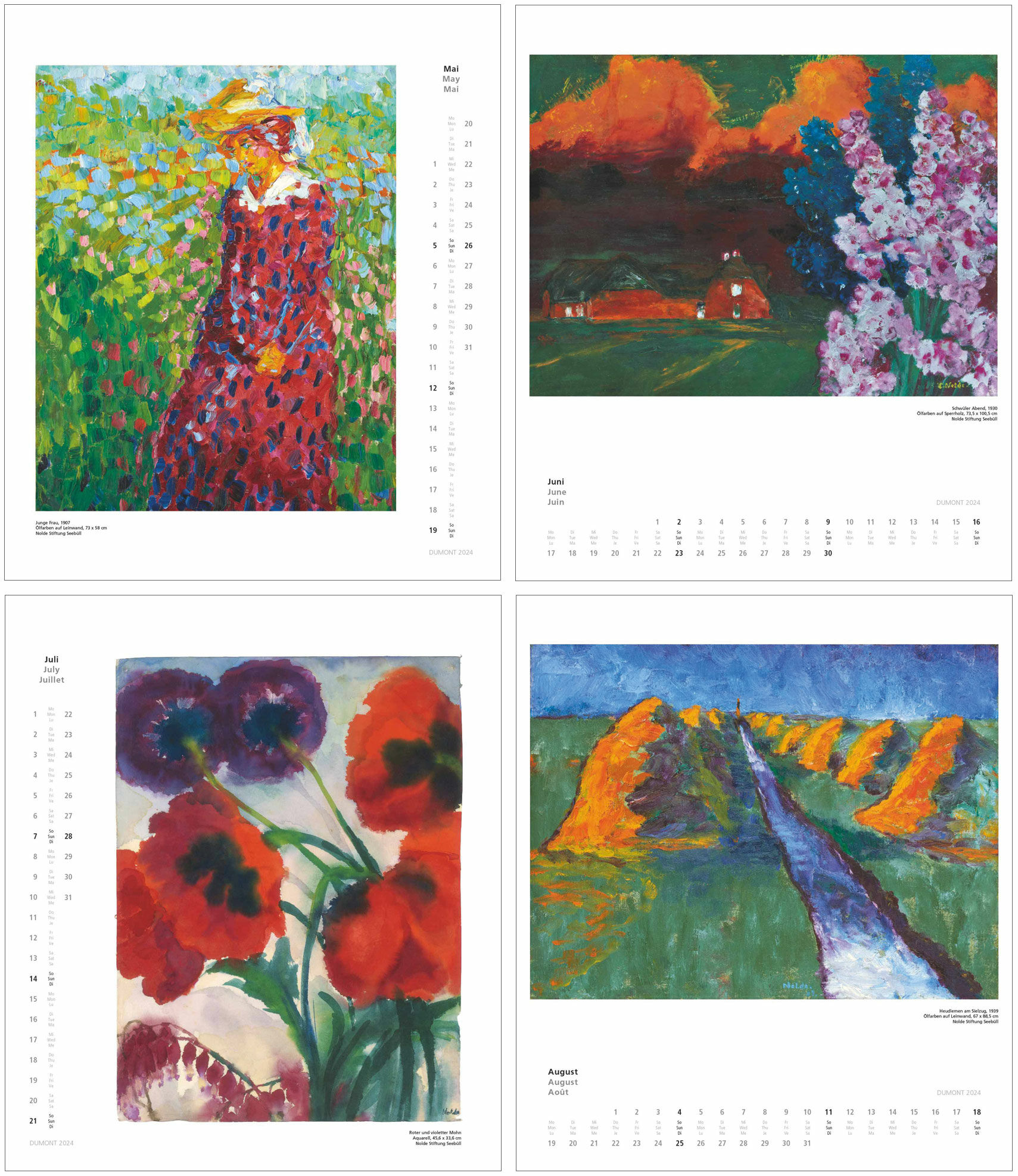 Buy Artist Calendar 2024 By Emil Nolde Ars Mundi   944093 3 X 