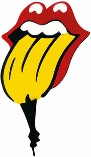 Wandobjekt "Cut Out Rolling Stones Banane"