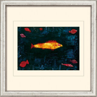 Bild "Guldfisken" (1925), inramad von Paul Klee