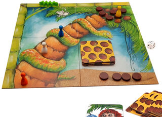 Card/board game "Affenkuss & Kokosnuss" (for children aged 4 years and up) by Logofrosch