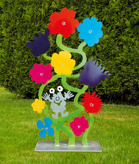 Trädgårdsskulptur "I blomman"