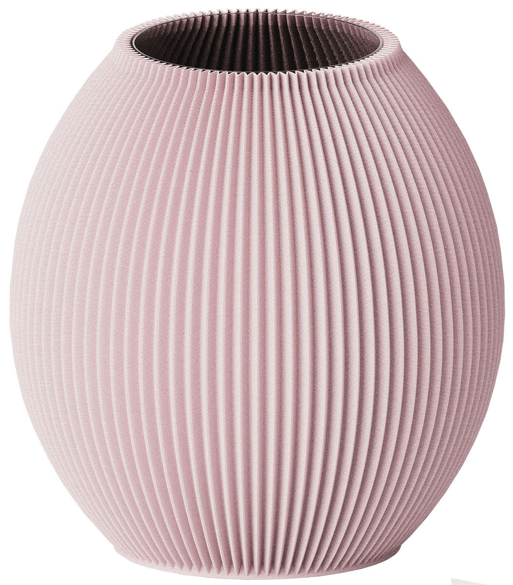 Vase "Poke - Coral Rose", große Version by Recozy