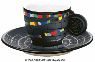 Espresso cup "HundertwasserHaus"