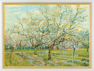 Buy Picture Flowering Garden with Path (1888), framed by Vincent