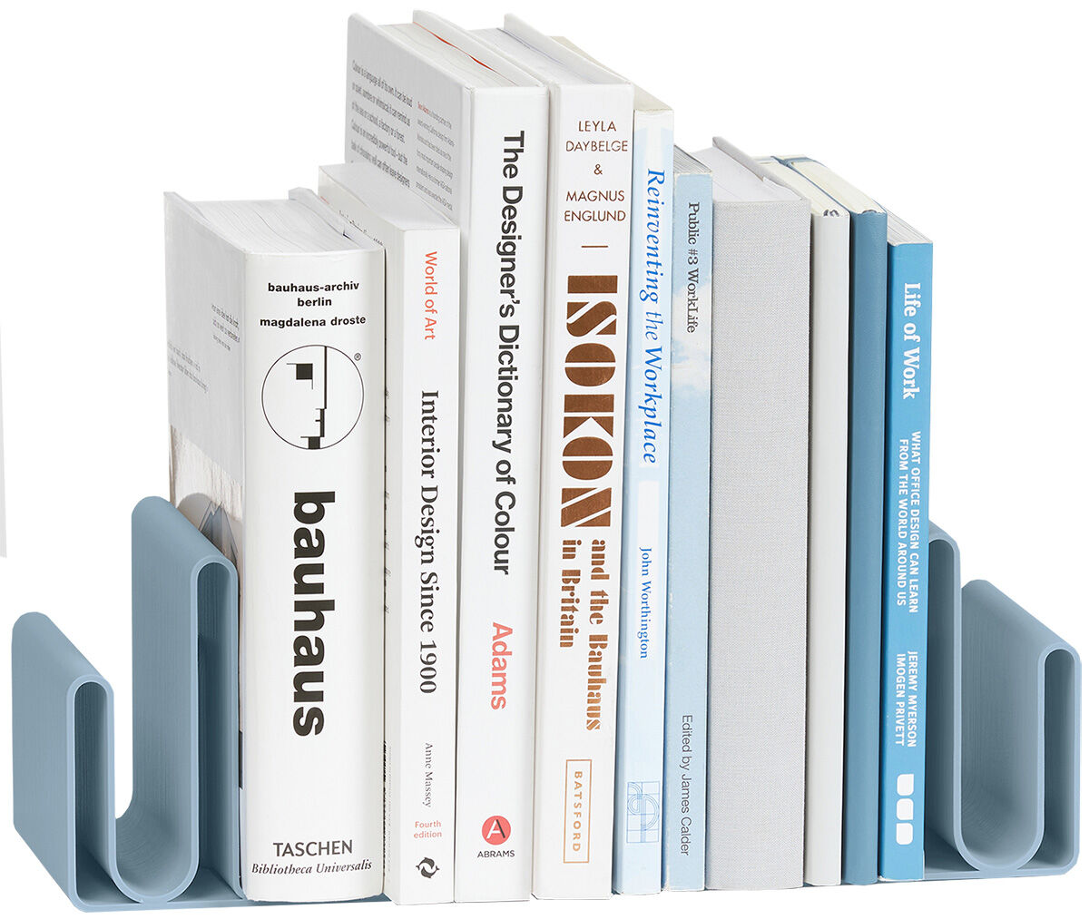 Bokstöd "bFRIENDS Bookend Soft Blue" (utan innehåll) - Design Pearson Lloyd von Bene