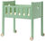 Doll bed "Carl Larsson Green" (for children aged 3 years and up)