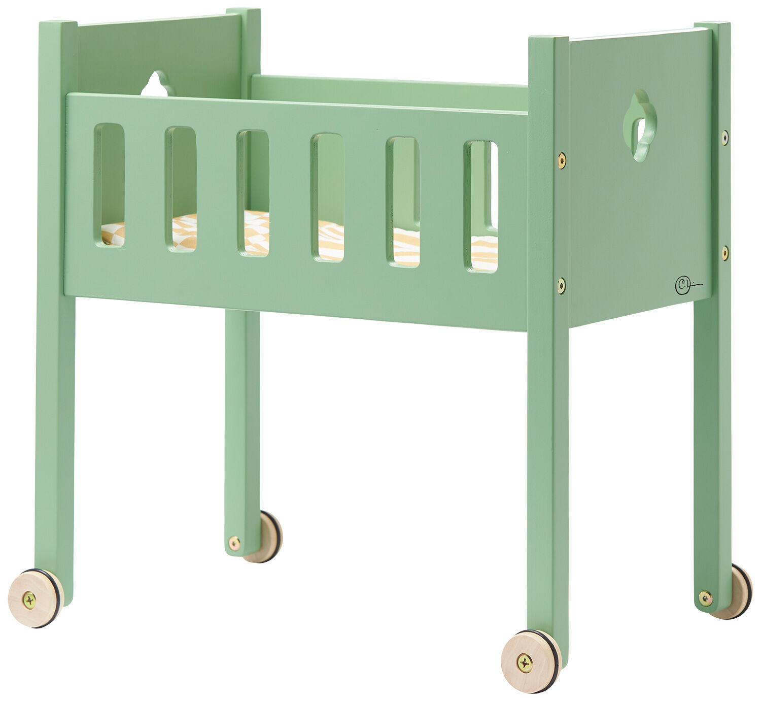 Doll bed "Carl Larsson Green" (for children aged 3 years and up) by Kid's Concept