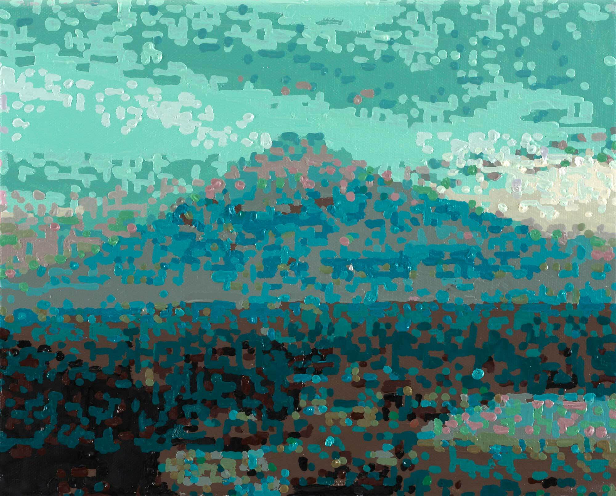Bild "50 vyer av berget Fuji_visade från tåget, nr XXII" (2010) (Unikt verk) von Römer + Römer