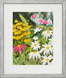 Bild "Nolde Garten III", gerahmt