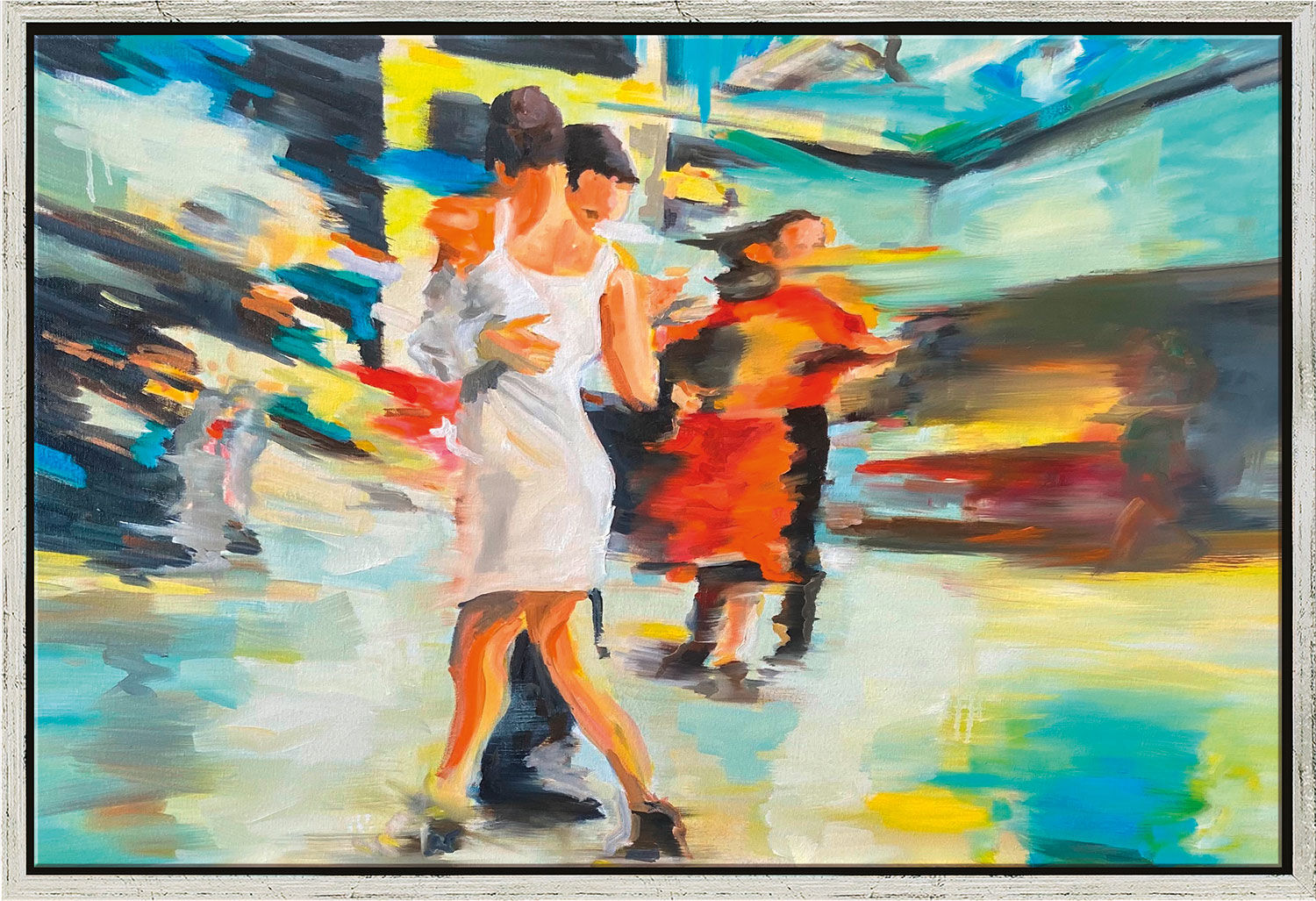 Bild "Tango" (2019) (Original / Unikat), inramad von Anke Gruss