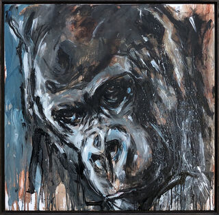 Beeld "Gorilla 104" (2024) (Uniek stuk)