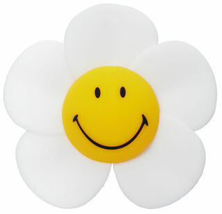 Cordless LED wall lamp "Smiley Daisy", dimmable
