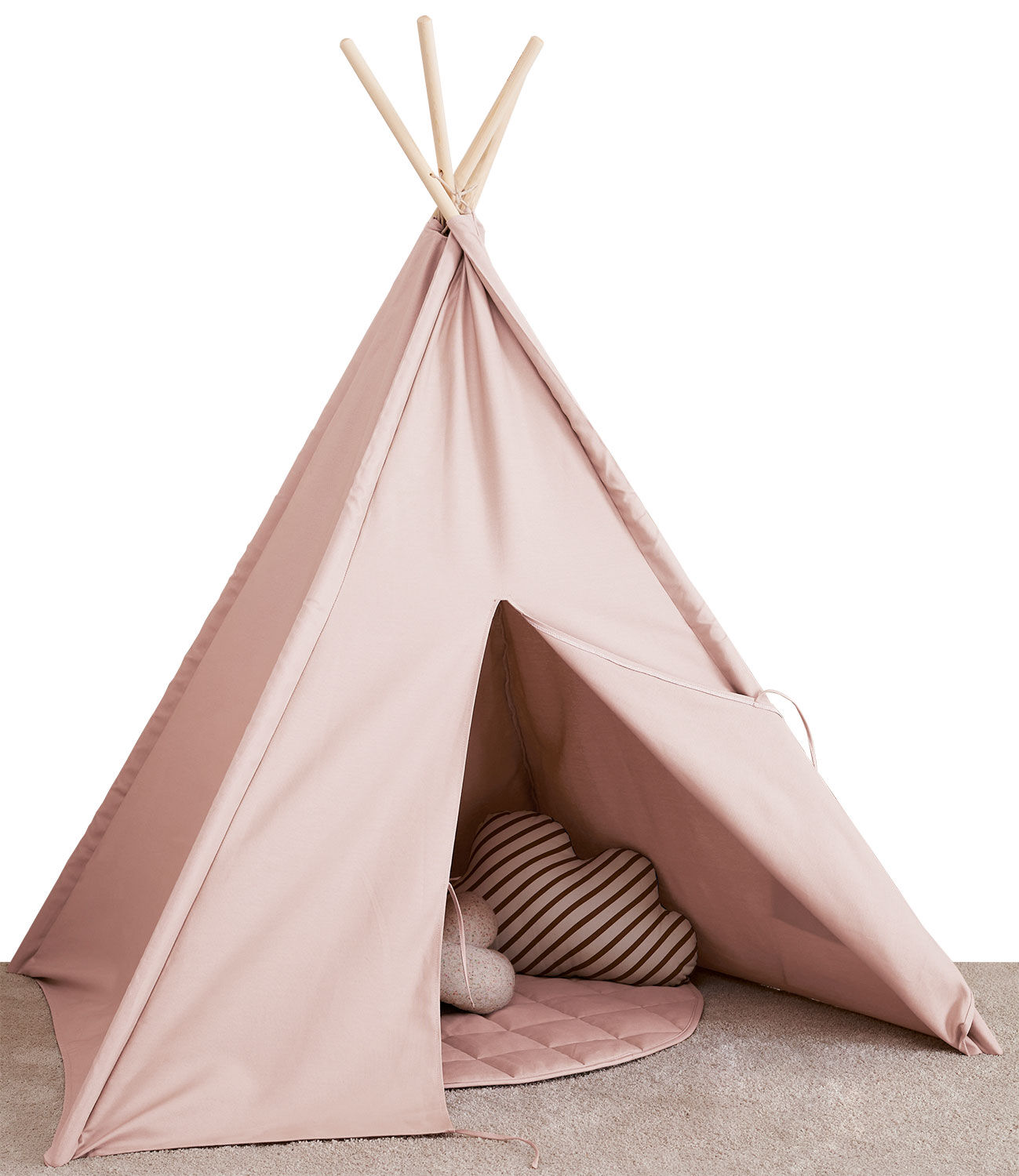 Barntält "Tipi Pink" (utan dekoration, för barn från 3 år) von Kid's Concept