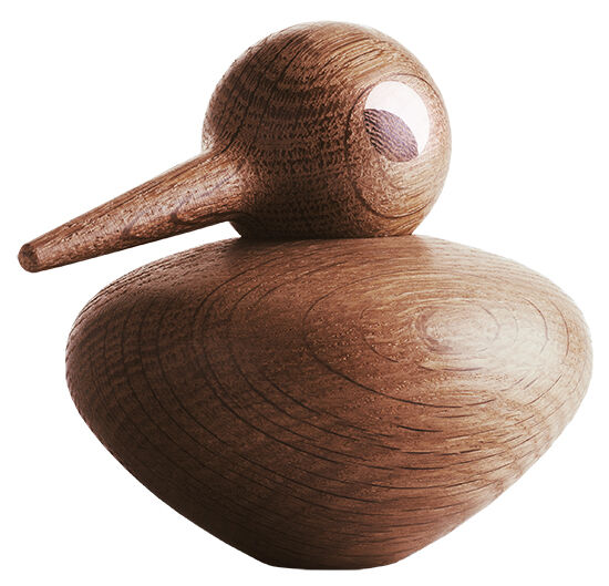 Houten figuur "Vogel donkerbruin" (rondachtig, middelgroot, hoogte 10,5 cm) - Ontwerp Christian Vedel cstorm-arsmundi-base.detail.by-artist ArchitectMade