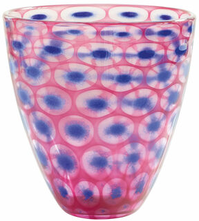 Glass vase "Blueberry"
