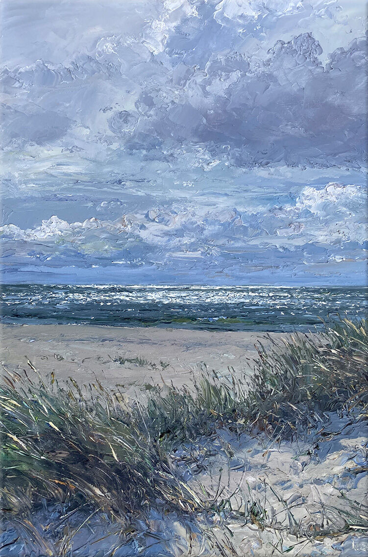 Bild "Dunes with Clouds" (2023) (Original / Unikt verk), på bårram von Peter Witt