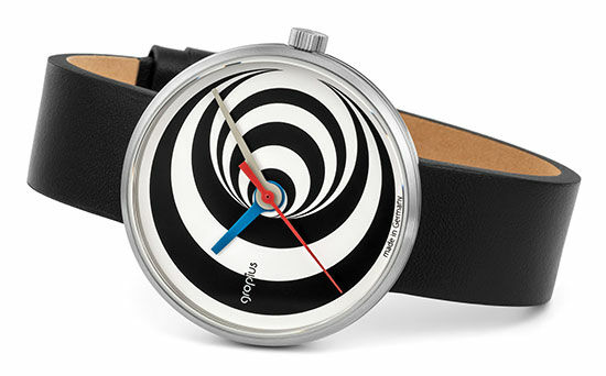 Armbandsur "Excentric" i Bauhaus-stil