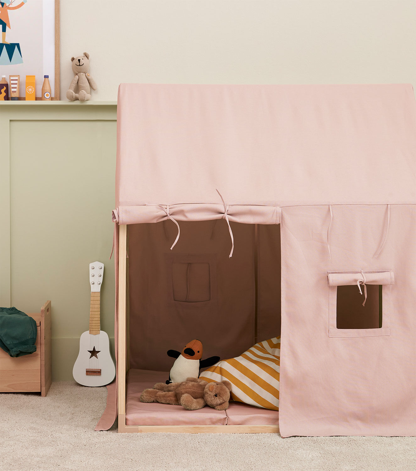 Kindertent "House Pink" (voor kinderen vanaf 3 jaar) cstorm-arsmundi-base.detail.by-artist Kid's Concept