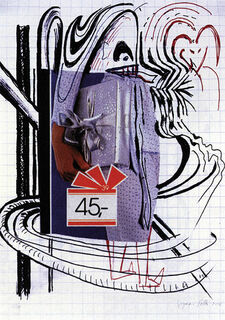 Bild "Lila gåvor" (2002) von Sigmar Polke