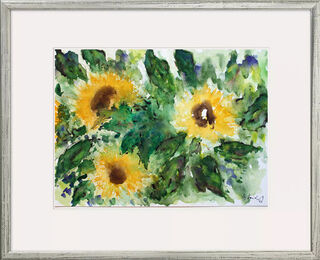 Bild "Sonnenblumen" (1996) (Unikat)