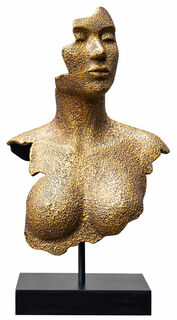 Skulptur "Donna Antique Gold", gjuten