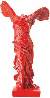 Skulptur "Nike från Samothrake", röd gjutning