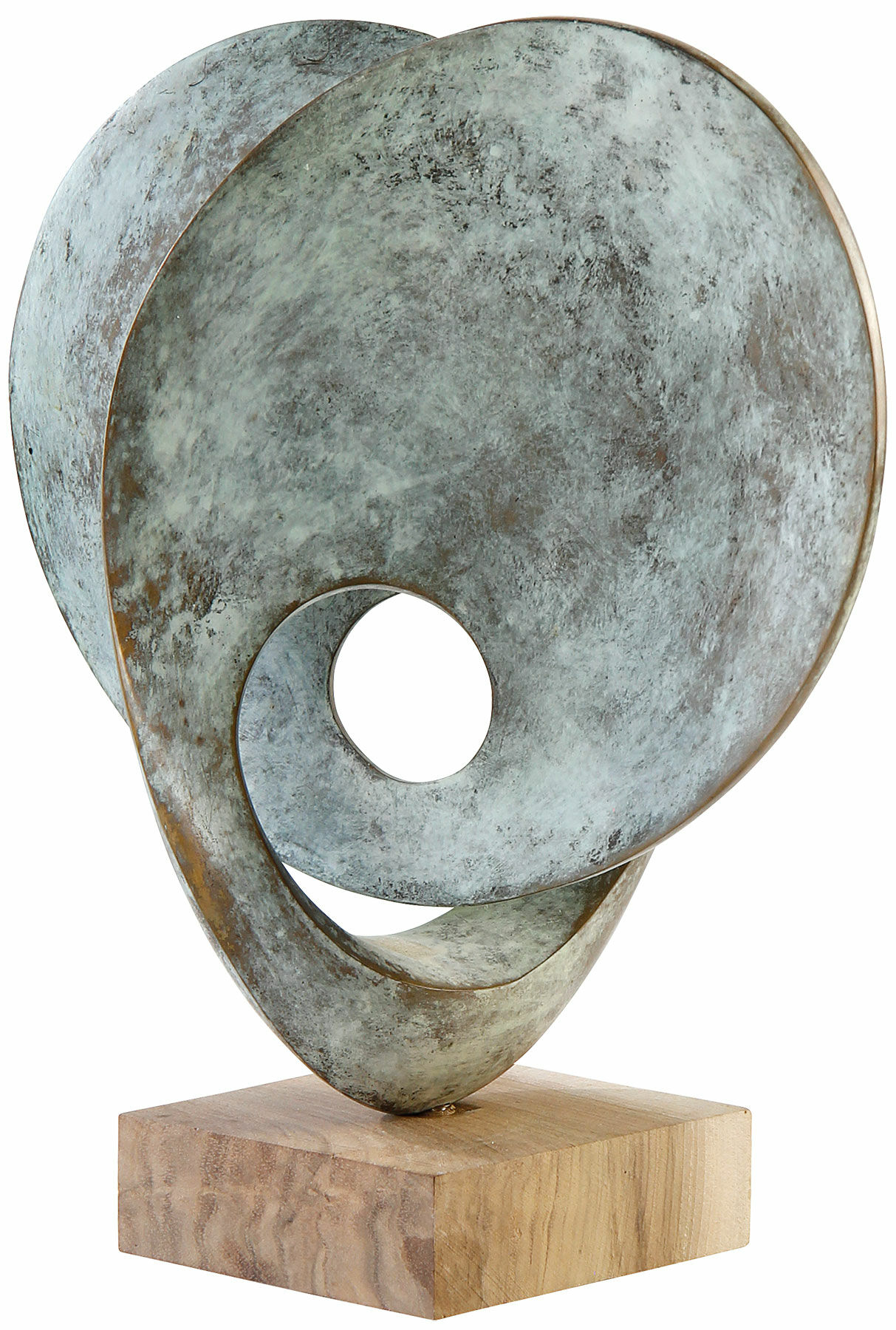 Skulptur "Journey I" (2015), brons von Yves Rasch